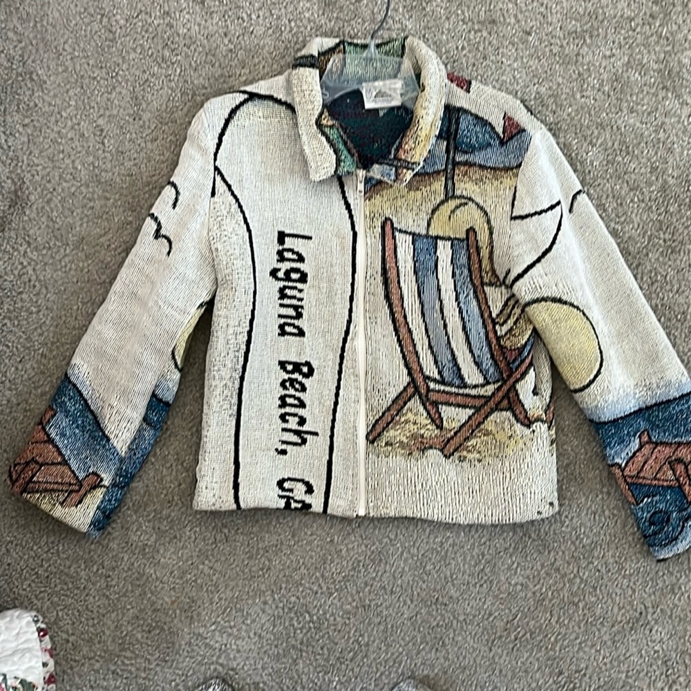 Laguna Beach short zipped jacket.